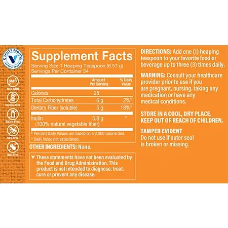 Miracle Fiber Powder - Digestive Health & Glucose Support - Unflavored (7 oz./34 Servings) - Image 4