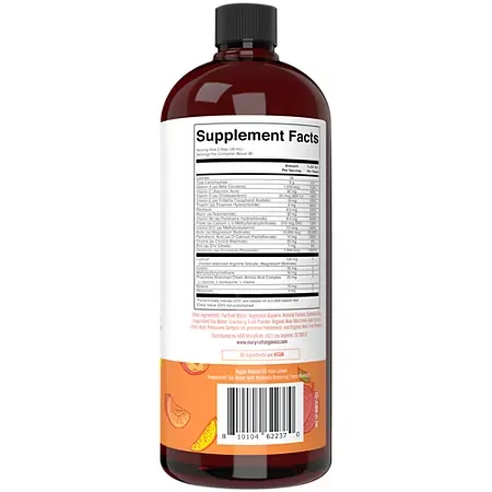 Liquid Morning Multivitamin + Hair Growth with Lustriva – Peach Mango (30 Fl. Oz. / 30 Servings) - Image 5