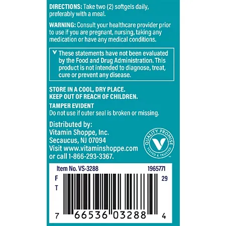 Omega-3 Fish Oil Mini - EPA/DHA - Supports Cardiovascular, Brain, & Eye Health - 1,000 MG (60 Softgels) - Image 2