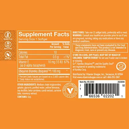 Ubiquinol CoQ-10 - Helps Energy Production, Supports Cellular & Cardiovascular Health - 100 MG (30 Softgels) - Image 3
