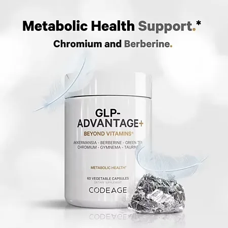 GLP Advantage+ for Metabolic Health with Akkermansia & Berberine (60 Capsules) - Image 3