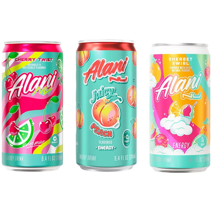 Mini Energy Drink - Retro Mix Variety Pack - Limited Edition (12 Drinks, 8.4 Fl. Oz. Each) - Image 2