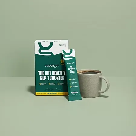 The Gut Healthy GLP-1 Booster Prebiotic Mix Packets - Unflavored (15 Single Serving Packets) - Image 2