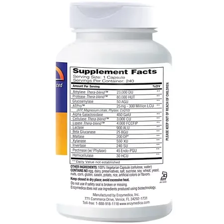 Digest Gold Digestive Enzyme with ATPro (240 Capsules) - Image 4