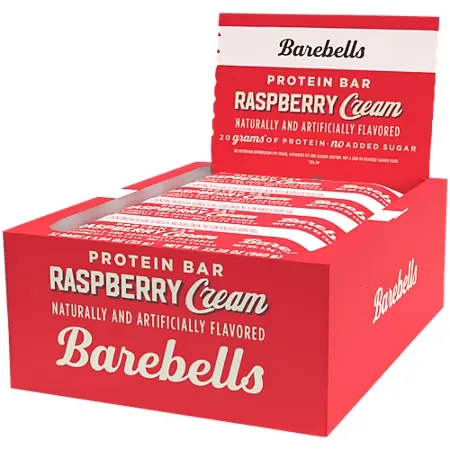 Protein Bar - 20g Protein - Raspberry Cream (12 Bars) - Image 4