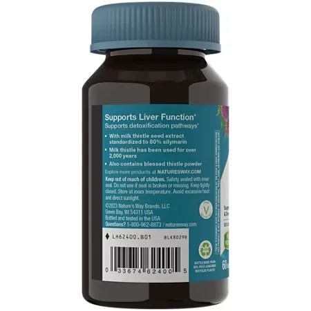 Milk Thistle Extract - Supports Liver Function - 80% Silymarin (60 Vegan Capsules) - Image 3