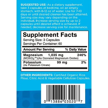 Mag O7 Ultimate Oxygenating Digestive System Cleanser (180 Vegetable Capsules) - Image 4